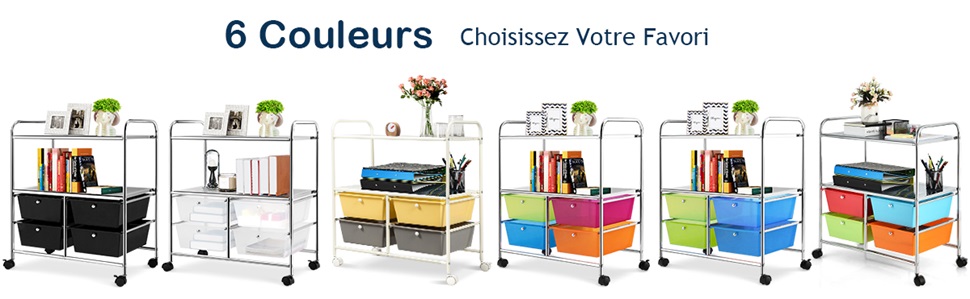 Chariot avec tiroirs