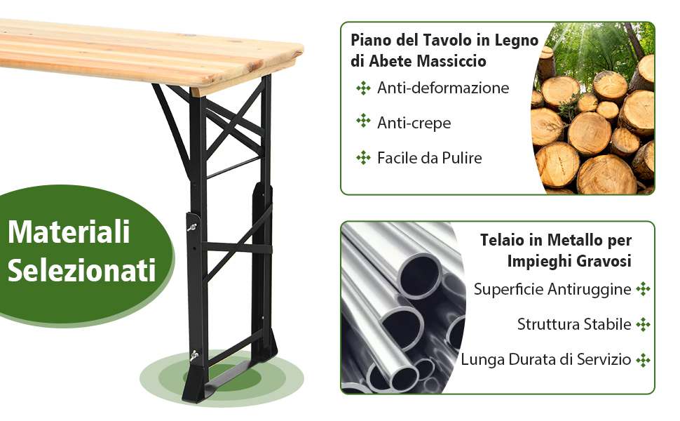 Facile da Montare e Piegare