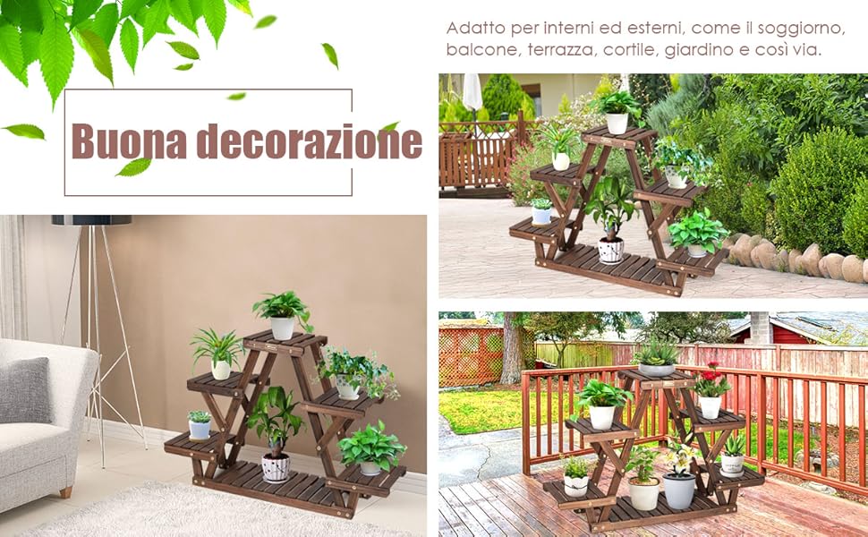Supporto In Legno Per Vasi | Confronta prezzi