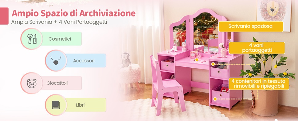 Set Di Scrivania E Sedia Per Bambini Regolabile In Altezza Con Cassetto Tavolo Da Studio Ergonomico Per Bambini Scrivania Ampliata Perfetta Per Casa Studio E Uso Scolastico Colori Diversi 84515638