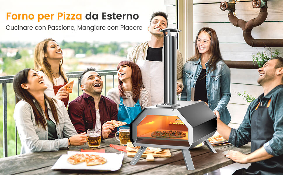 6 Teglie Per Pizza Antiaderenti Da 12 Pollici (32 Cm), In Acciaio Al Carbonio Con Fori, Per Crosta Croccante, Lavabili In Lavastoviglie