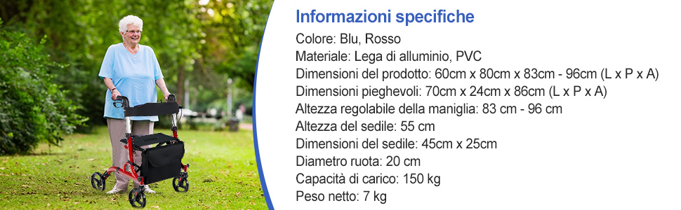 Carrello Pieghevole Per Trasporto In Alluminio - Capacità 81 Kg, Manico Telescopico 60-100 Cm, Leggero 2,7 Kg, Per Casa, Ufficio, Viaggi - Nero - 2