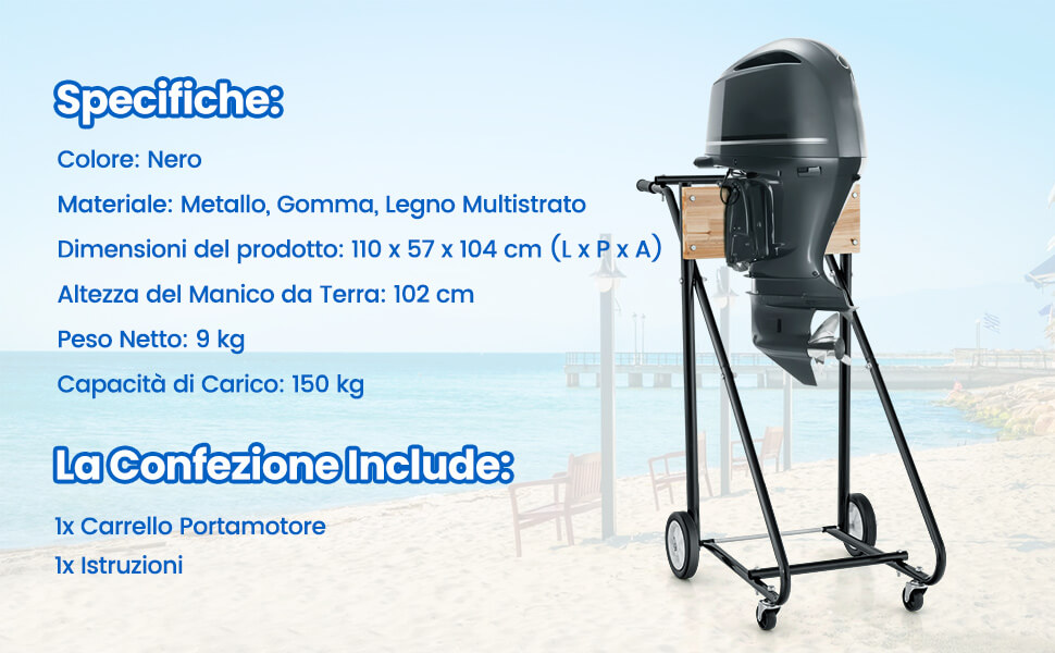 Carrello Porta-Motore Multifunzione