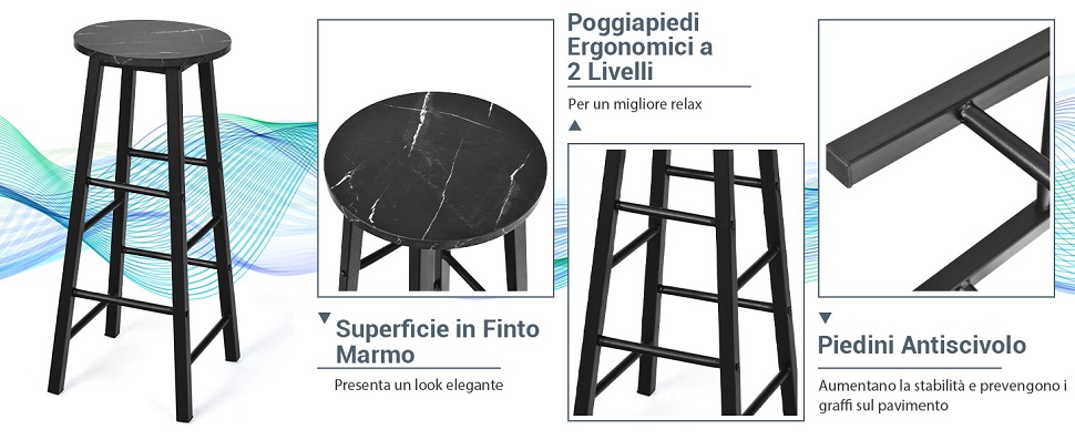 Poggiapiedi Ergonomico a 2 Livelli