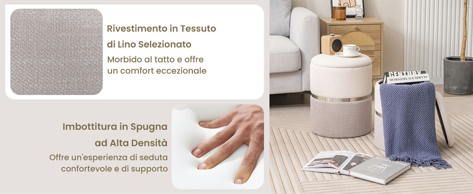 Seduta confortevole