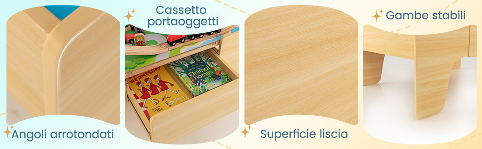 Grande cassetto portaoggetti