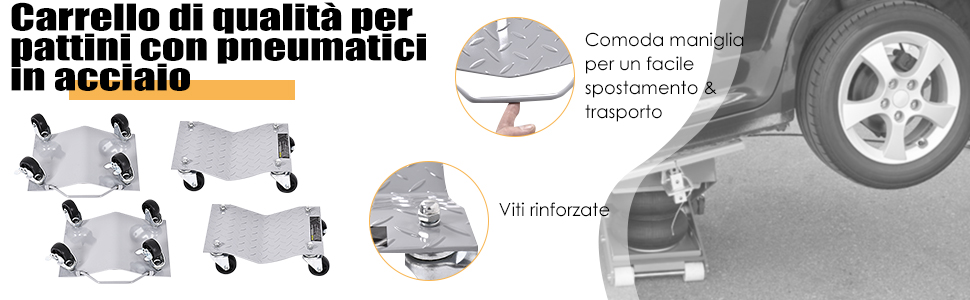 Superficie antiscivolo e centro incassato