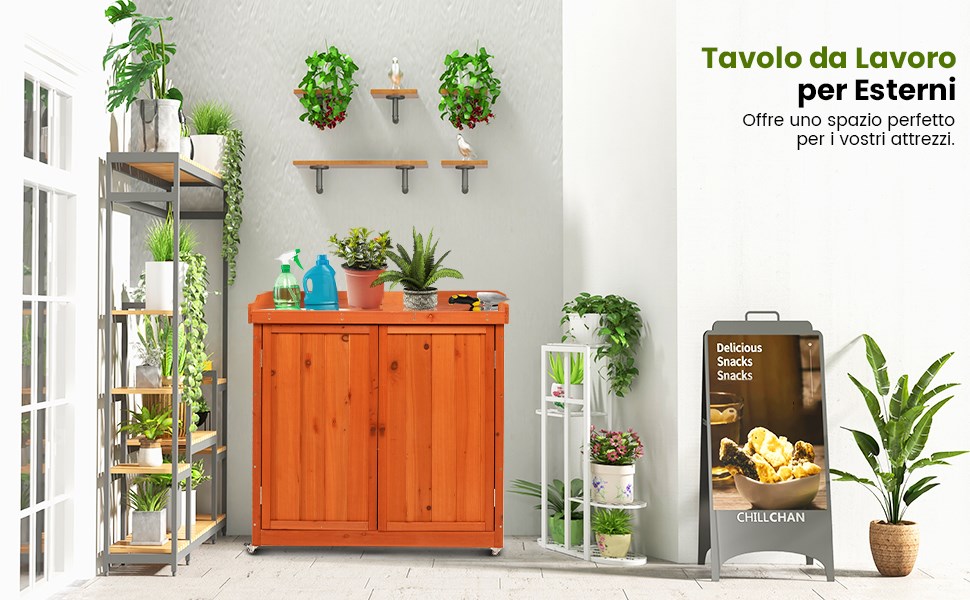 Supporti per Attrezzi da Giardino da Parete per Garage, per Attrezzi da Giardino