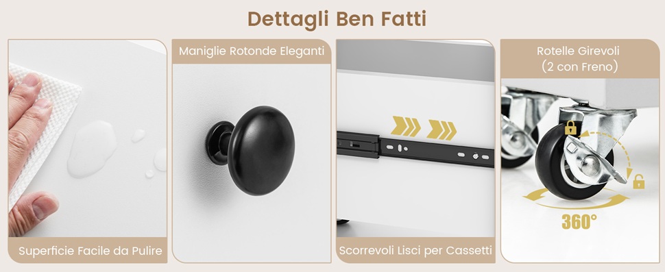 4 ruote universali