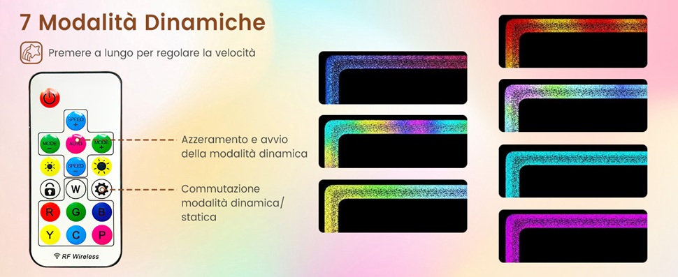 Scrivania da toeletta da 47'' con specchio a LED, presa di corrente e
