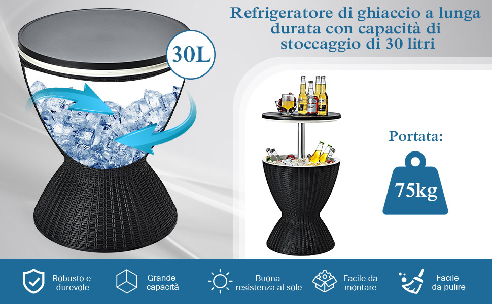 Tavolo bar per cortile