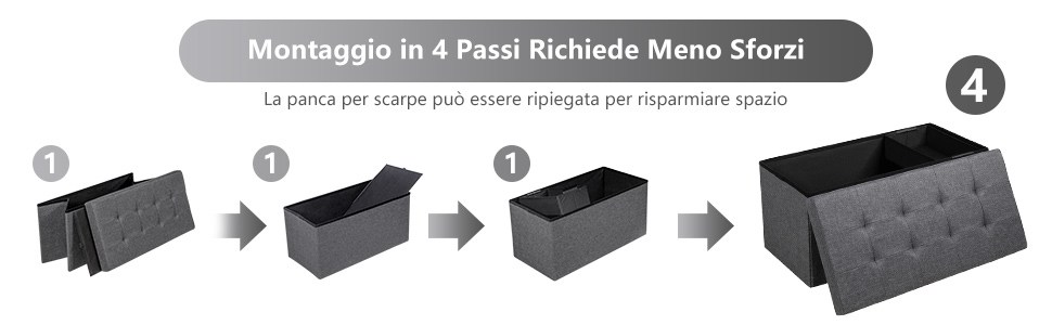 Facile da Montare e Piegare