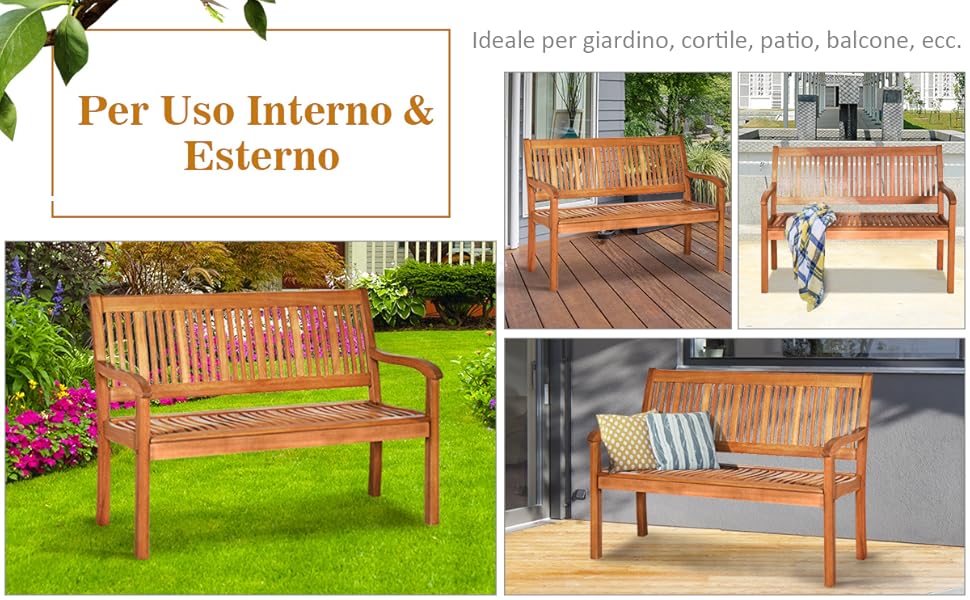 Design ergonomico con 2 posti a sedere