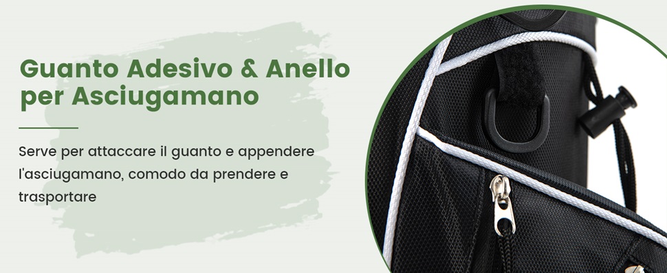 Piedini Di Ricambio In Gomma Nera Per Sacca Da Golf – 2 Pezzi Antiscivolo E Resistenti All'usura, Facili Da Montare Per Un Supporto Stabile Su Qualsiasi Terreno