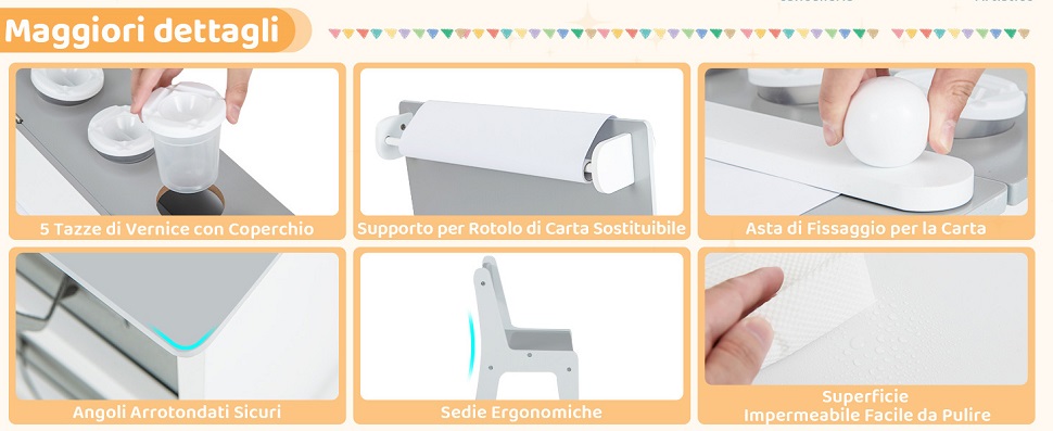 Dettagli Adatti ai Bambini e di Ottima Qualità