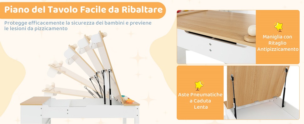 Capacità di Archiviazione Ampia e Accessori Ricchi