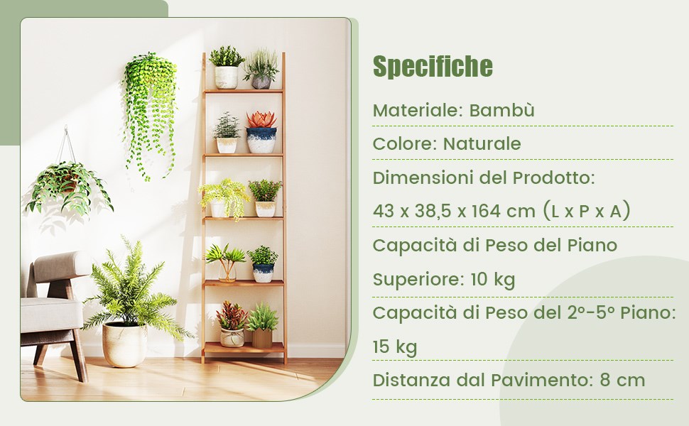 Piedini antiscivolo per stabilità complessiva