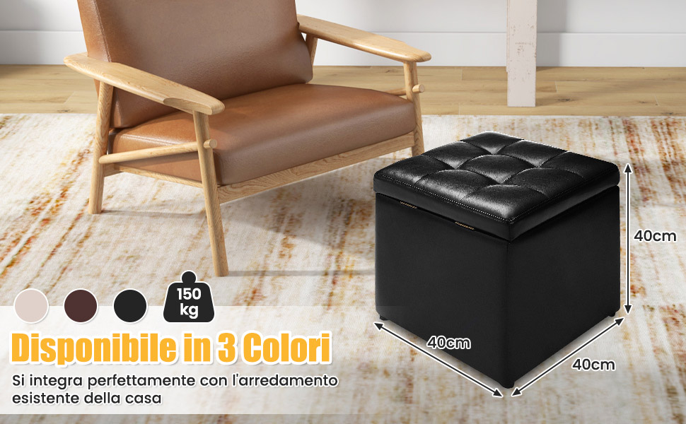 Ottomana per scarpe