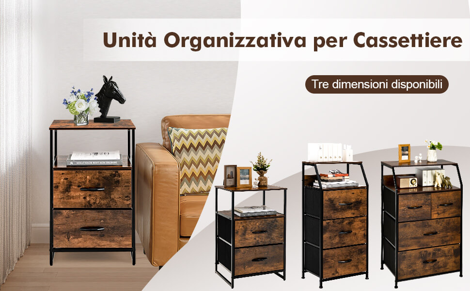 Ampio spazio di archiviazione