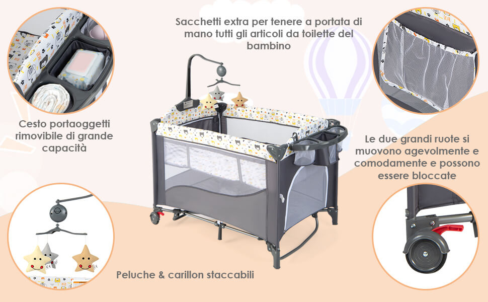 Facile da montare e da spostare