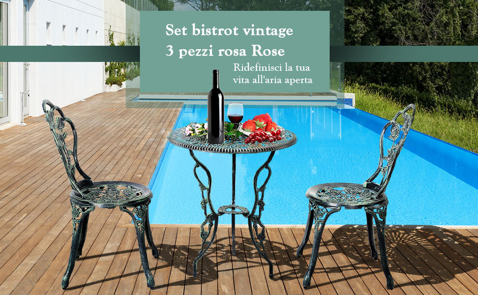 set di 3 pezzi