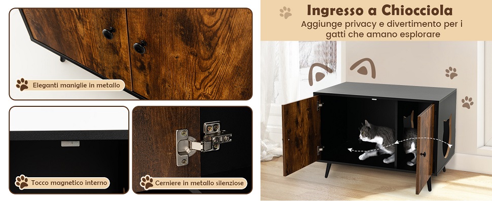 Casa per gatti stile mobili