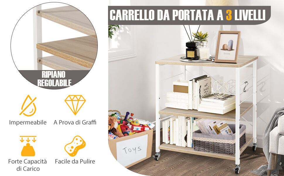 Ampio spazio con 3 livelli