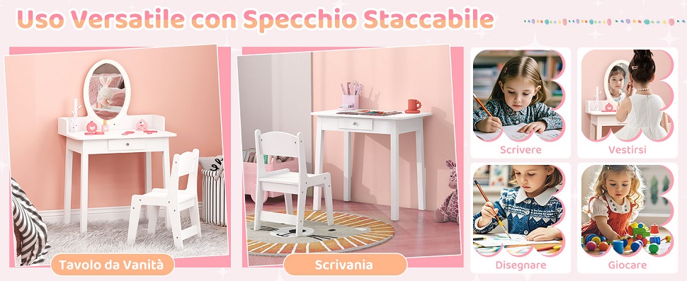 Ampio spazio di archiviazione