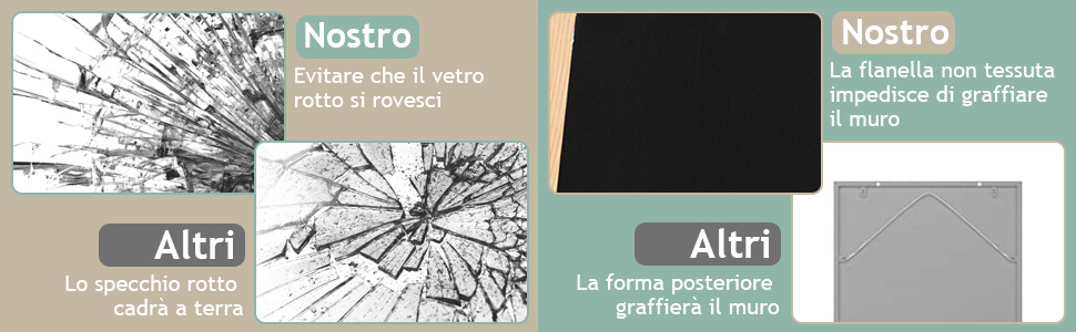 Struttura e parte posteriore resistenti