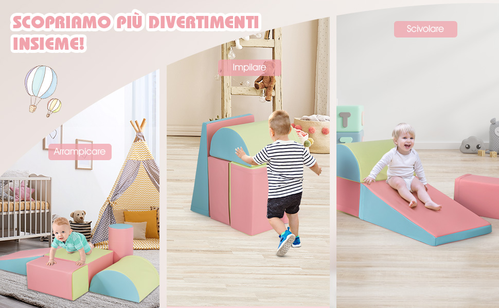 Set di giochi in schiuma morbida