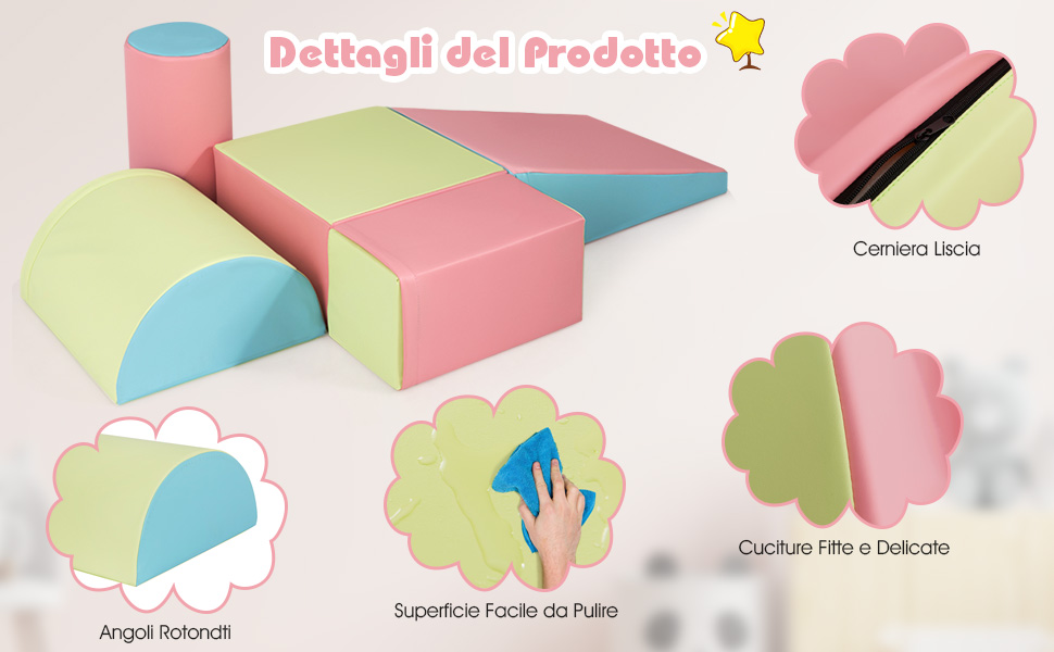 Set di gioco da arrampicata per bambini