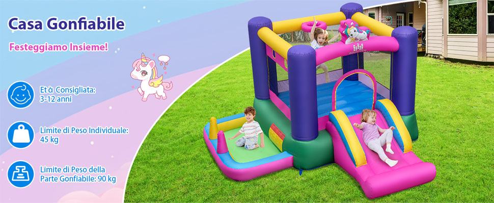 Aree di Gioco 6-in-1 per Grande Divertimento
