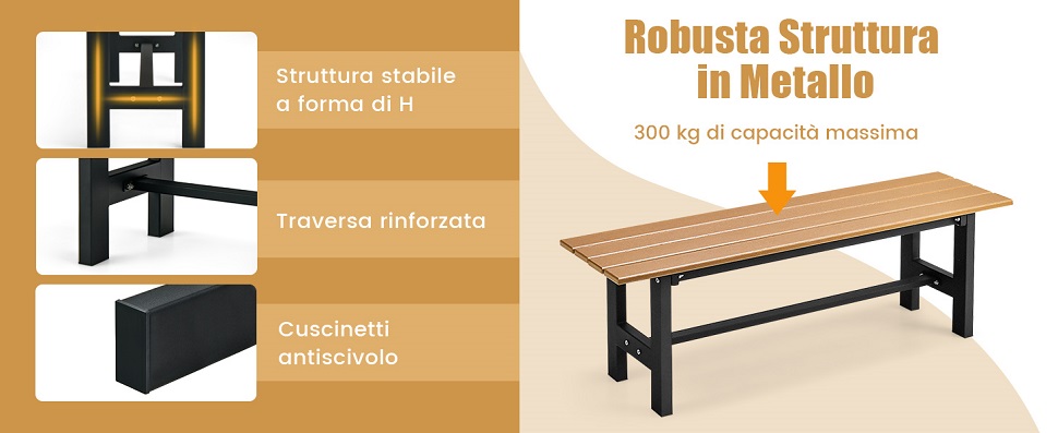 Panca per tavolo da pranzo