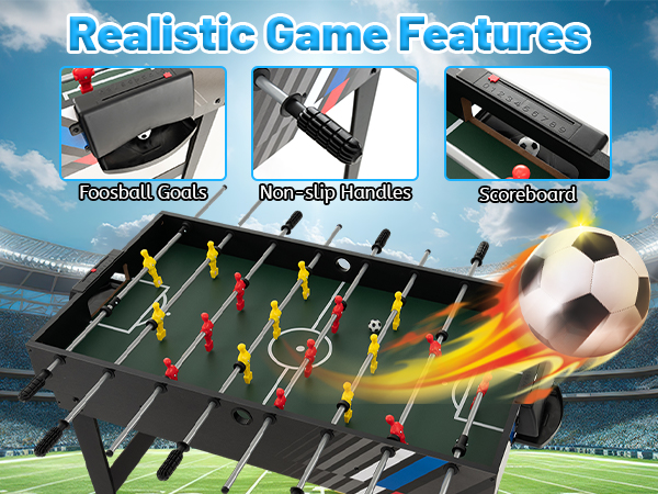 hobbyfotbollsbord med 4 spellägen